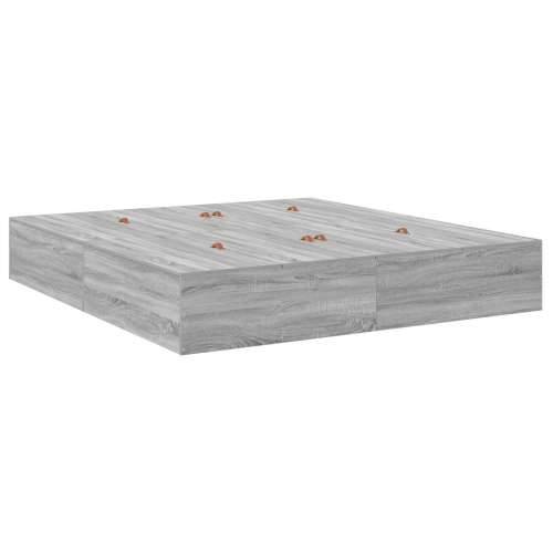 okvir kreveta za pohranu siva sonoma 200x200 cm Cijena