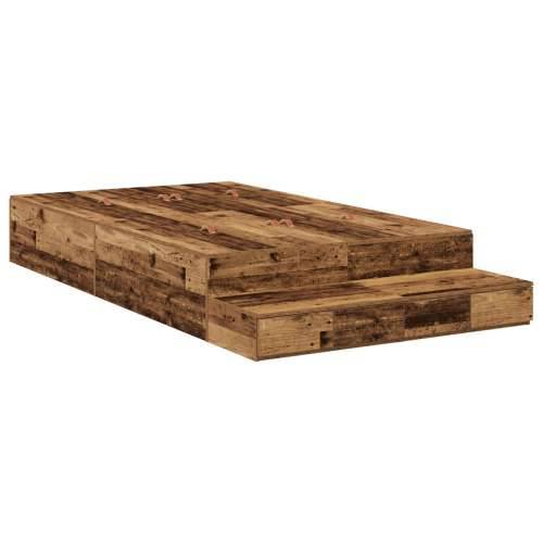 krevet s prostorom za pohranu Staro drvo 120x200 cm Cijena