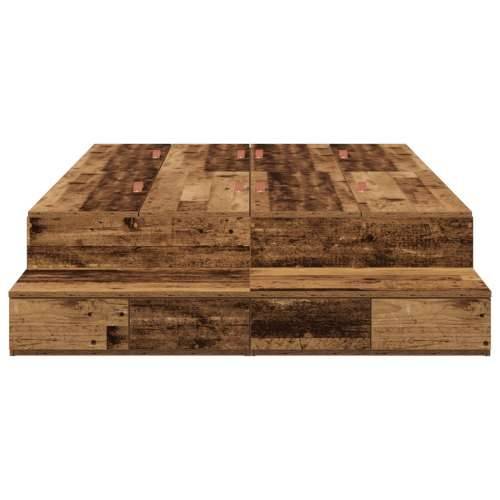 krevet s prostorom za pohranu Staro drvo 120x200 cm Cijena