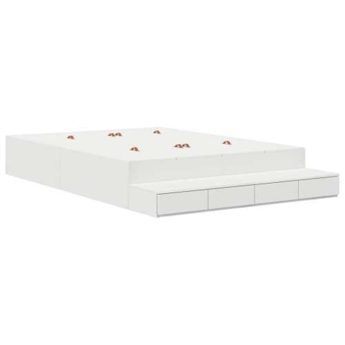 Krevet s prostorom za pohranu Bijela 150x200 cm Cijena