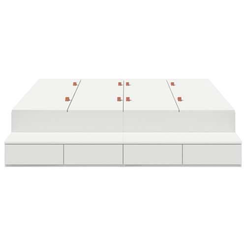 Krevet s prostorom za pohranu Bijela 150x200 cm Cijena