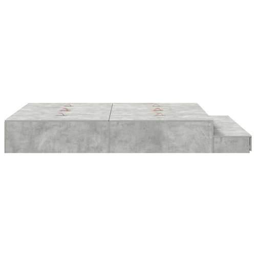 Krevet s pohranjivanjem Beton Siva 160x200 cm Cijena