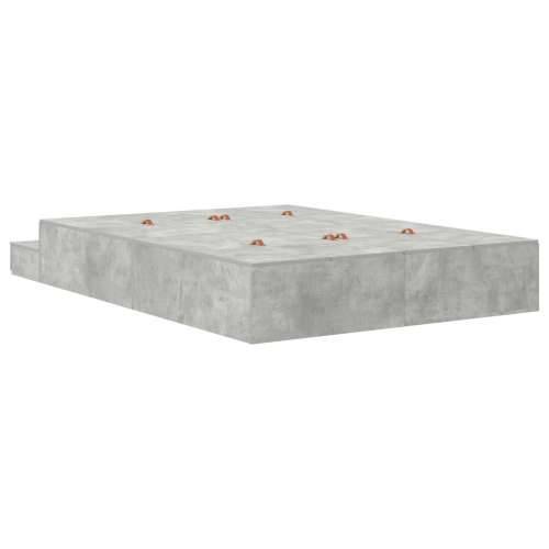 Krevet s pohranjivanjem Beton Siva 160x200 cm Cijena