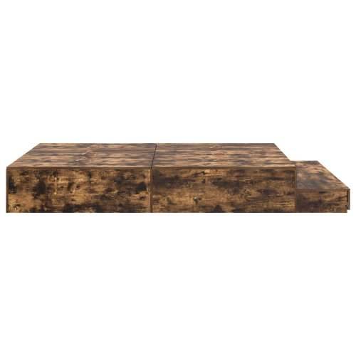 Krevet s prostorom za pohranu Dimljeni hrast 160x200 cm Cijena