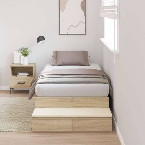 Krevet Frame za Pohranu Sonoma Oak 90x190 cm Cijena
