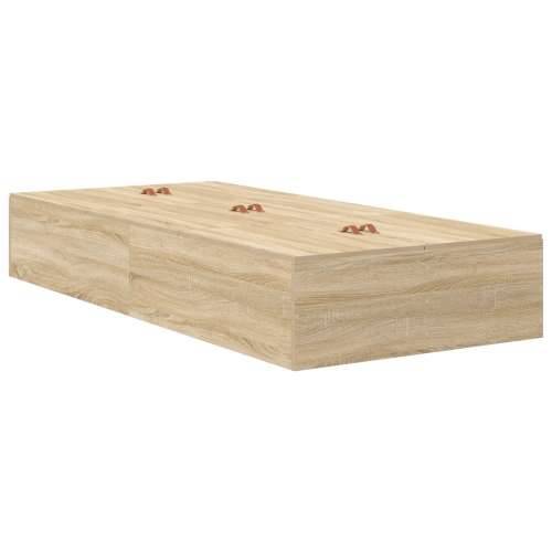 Krevet Frame za Pohranu Sonoma Oak 90x190 cm Cijena