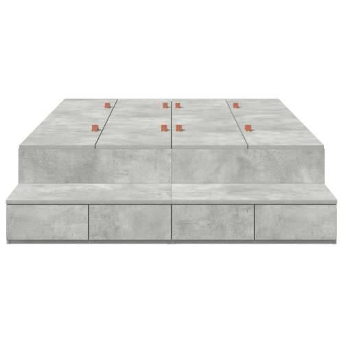 Krevet s prostorom za pohranu Beton Siva 120x190 cm Cijena