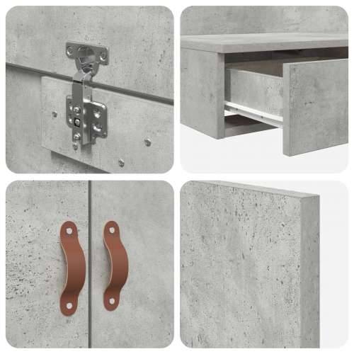Krevet s prostorom za pohranu Beton Siva 120x190 cm Cijena