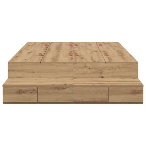 Krevet s prostorom za pohranu Artisan Oak 120x190 cm Cijena