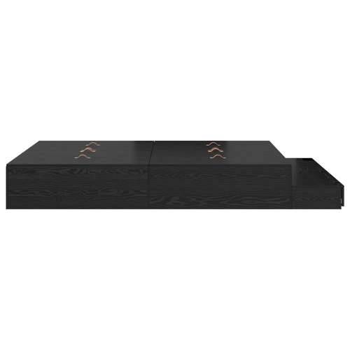Krevet s prostorom za pohranu Crna hrasta 140x190 cm Cijena