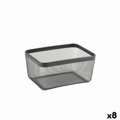 Višenamjenska Košara Confortime Crna Metal 30,5 x 23 x 15,2 cm (8 kom.) Cijena