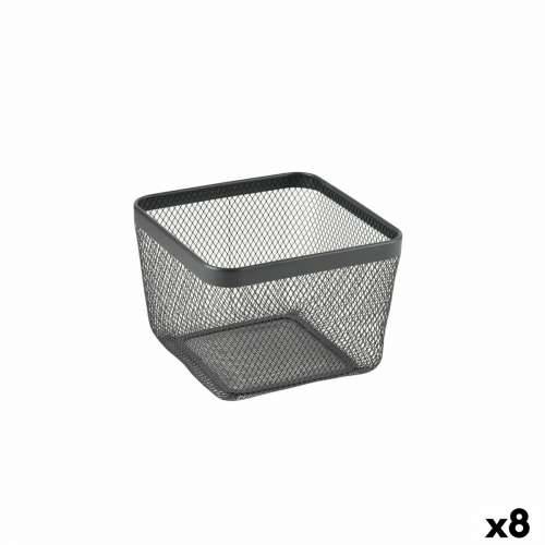 Višenamjenska Košara Confortime Crna Metal 24,5 x 24,5 x 17 cm (8 kom.) Cijena