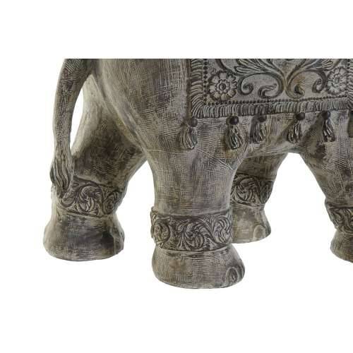 Ukrasna figura DKD Home Decor Bež Pisana Slon Kolonijalni 52 x 23 x 33 cm Cijena