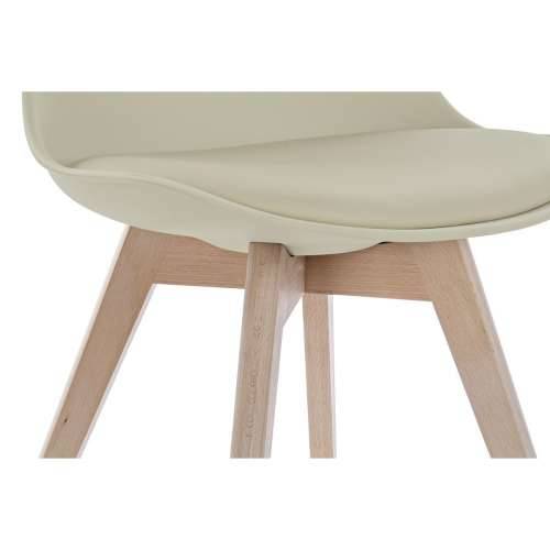 Naslonjač DKD Home Decor 48 x 54 x 82 cm Bež polipropilen bukva Cijena