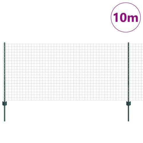Euro Ograda s 5 U zemljanim stablima Zelena 1x10 m Čelična Cijena