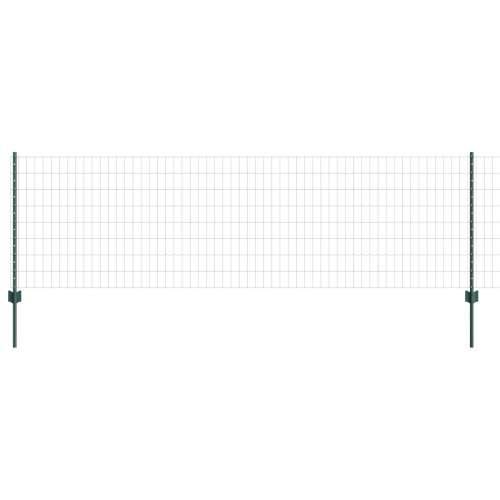 Euro ograda sa 5 U postova Zelena 0.8x10 m čelik Cijena