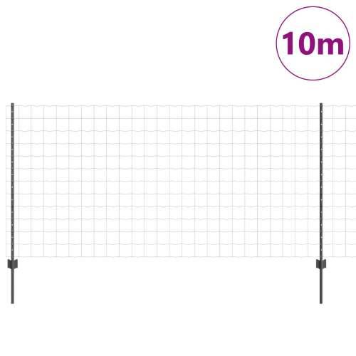 Euro ograda s 10 U postova Siva 1.2x10 m Čelik Cijena