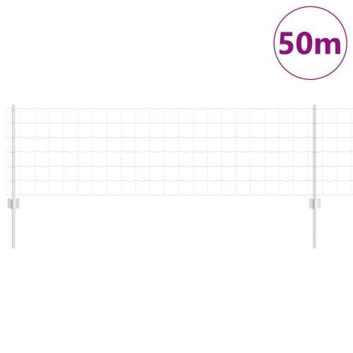 Euro Ograda s 11 postova Srebrna 0.6x50 m Čelik Cijena