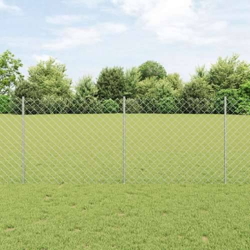 Set vrtnih ograda Set od 2 Galvanizirani čelik 25 x 1 m Trajna Cijena