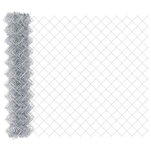 Set vrtnih ograda Set od 2 Galvanizirani čelik 25 x 1 m Trajna Cijena