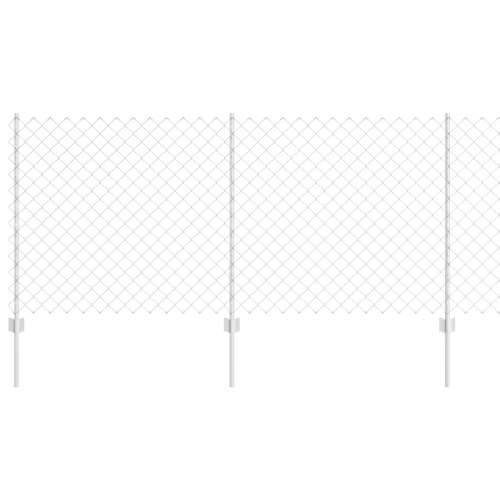 Set vrtnih ograda Set od 2 Galvanizirani čelik 25 x 1 m Trajna Cijena