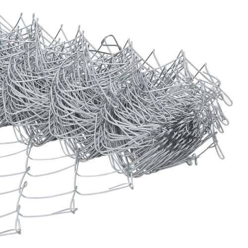 Set vrtnih ograda Set od 2 Galvanizirani čelik 25 x 1 m Trajna Cijena