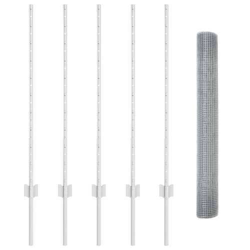 Set ograde od kokošje žice Set od 2 Pocinčani čelik 10 x 1 m Cijena