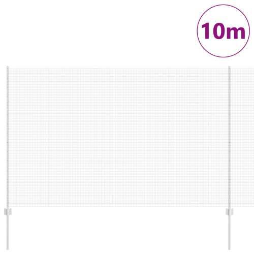 zavarena žičana ograda s 10 U stupova Siva 1.6x10 m čelik Cijena