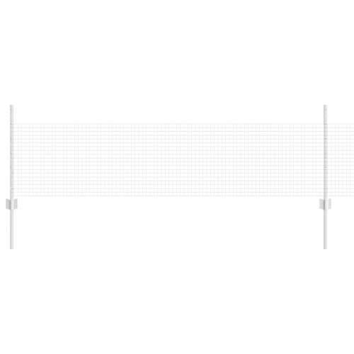 Set ograda za vrt Set od 2 Pocinčani čelik 25 x 0.5 m Izdržljivo Cijena