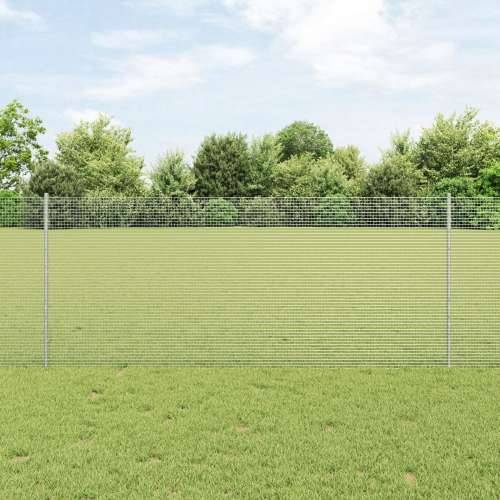 Zavarena žičana ograda s 44 U povezima Srebro 1x50 m Čelik Cijena