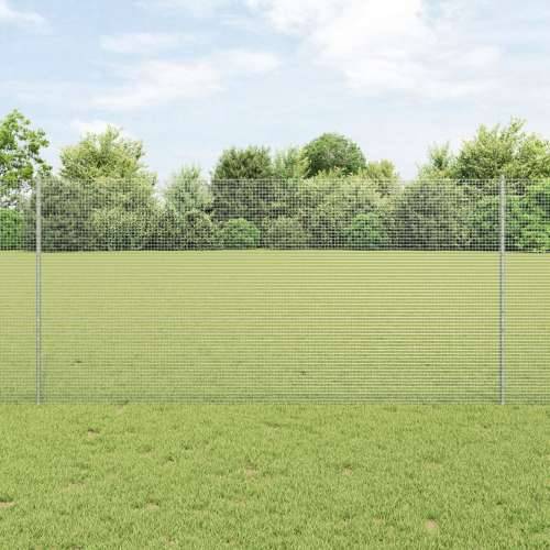 zavarena žičana ograda s 44 U stupova srebrna 1.2x50 m čelik Cijena