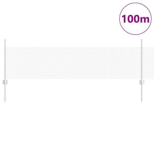 zavarena žičana ograda sa 44 U nosača srebrna 0.5x100 m čelična Cijena