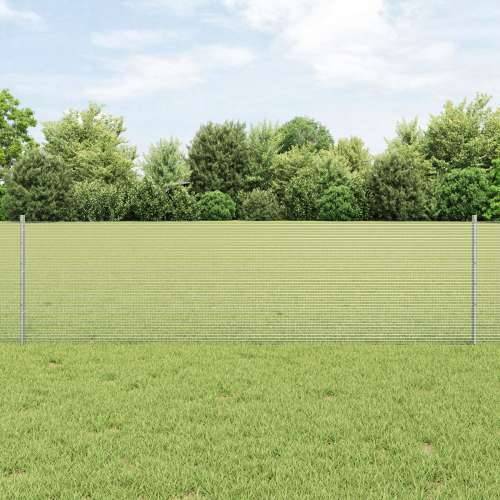 Zavarena žičana ograda s 44 U stubovima Srebrna 0,6x100 m Čelik Cijena