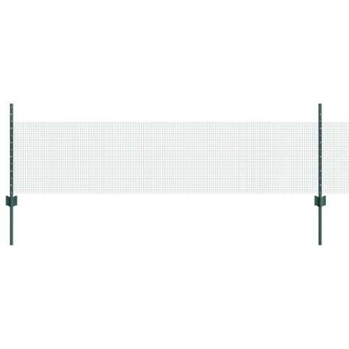 Rustikalni set ogradnih ploča Set od 2 Zelena Metal 10 x 0.5 m Cijena
