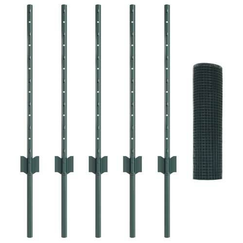 Set ograde od kokošje žice Set od 2 Zelena Metal Cijena