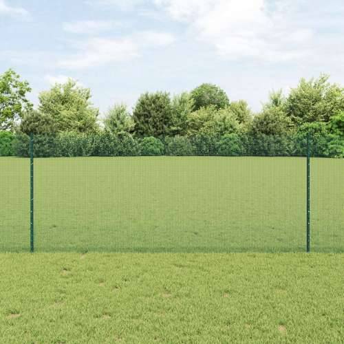 set vrtnih ograda Set od 2 Zelena Metal 10 x 1 m Ograda za vrt Cijena