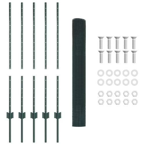 Set ograde od pileće žice Set od 2 Zelena Metal, Plastika Cijena