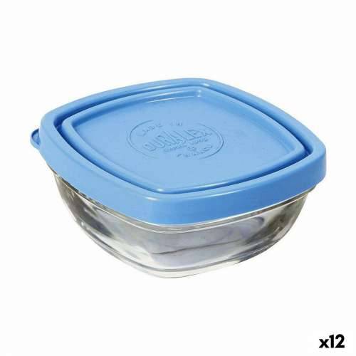 Kvadratna Kutija za Ručak s Poklopcem Duralex FreshBox Plava 150 ml 9 x 9 x 4 cm (12 kom.) Cijena