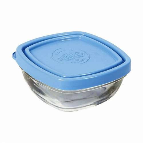 Kvadratna Kutija za Ručak s Poklopcem Duralex FreshBox Plava 150 ml 9 x 9 x 4 cm (12 kom.) Cijena