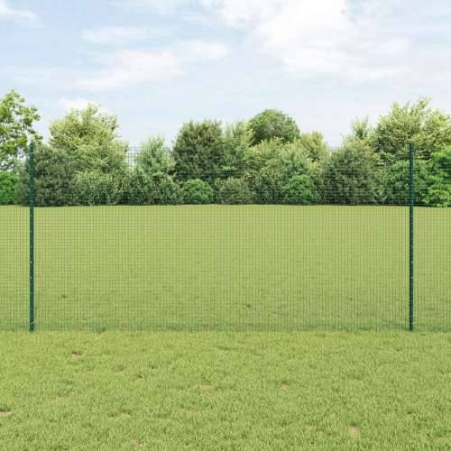 zavarena žičana ograda s 5 U postovima Zelena 1.2x10 m čelik Cijena