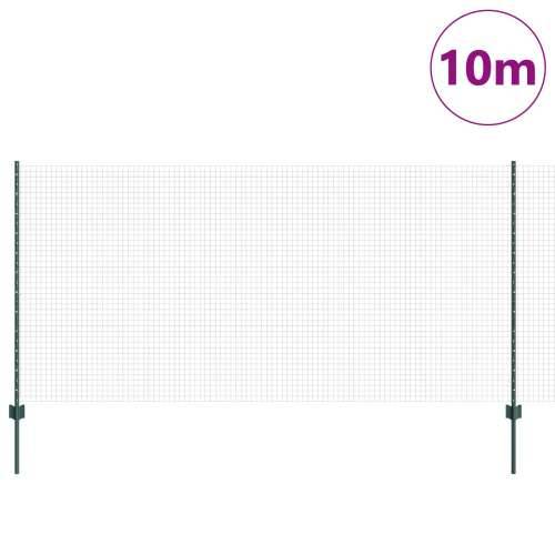 zavareno žičano ograda s 5 U postovima Zelena 1.2x10 m Čelik Cijena