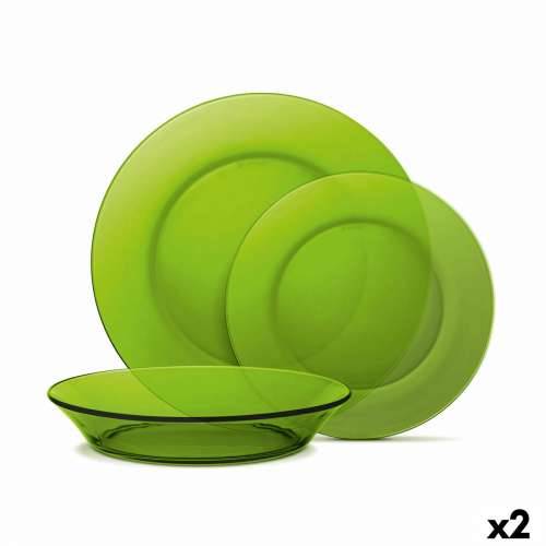 Set Posuđa Duralex Lys 12 Dijelovi Zelena (2 kom.) Cijena