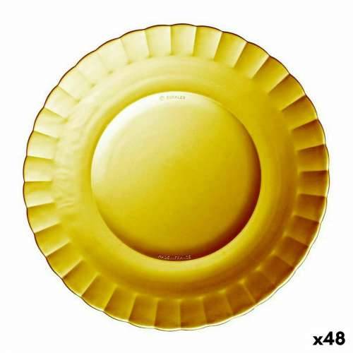 Plakans šķīvis Duralex Picardie Kristal Jantar Ø 23 cm (48 kom.) Cijena