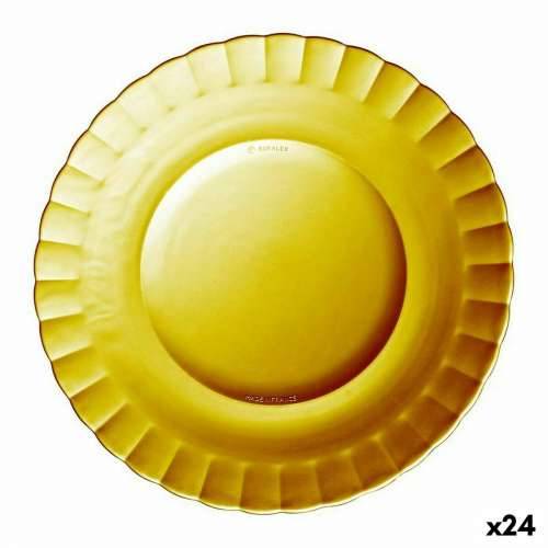 Plakans šķīvis Duralex Picardie Kristal Jantar Ø 26 cm (24 kom.) Cijena