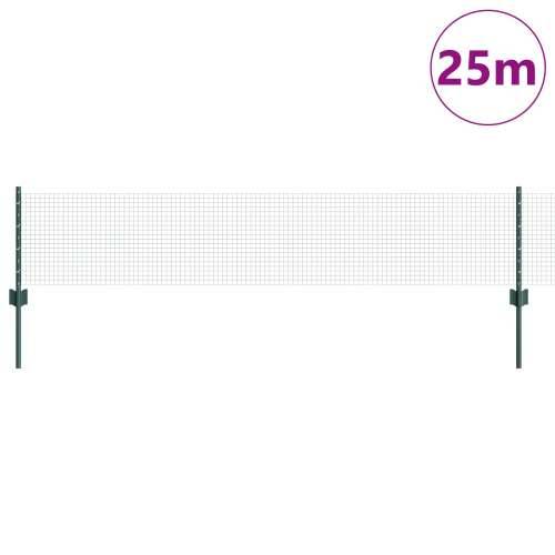 Zavareni Žičani Ograd s 11 U postova zelena 0.4x25 m čelik Cijena