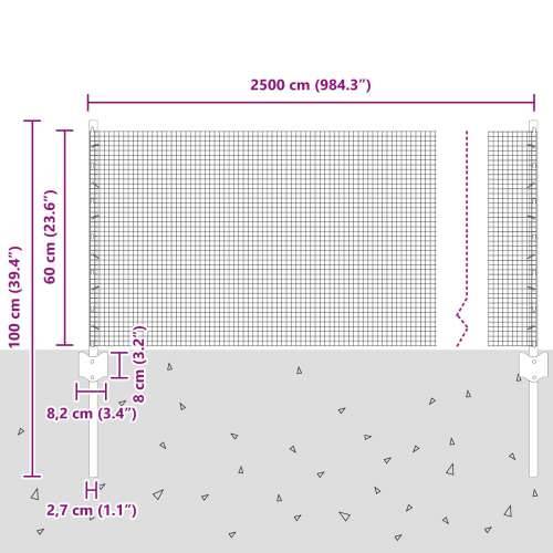 zavarena žičana ograda s 11 U postova Zelena 0.6x25 m Čelik Cijena