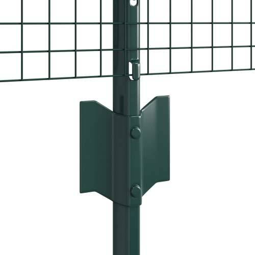 zavarena žičana ograda s 11 U postova Zelena 0.6x25 m Čelik Cijena