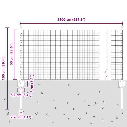 zavarena žičana ograda s 11 U postova Zelena 0.6x25 m Čelik Cijena