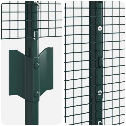 Set ograde za vrt 2 kom Zelena Pocinčani čelik 25 x 1 m Cijena
