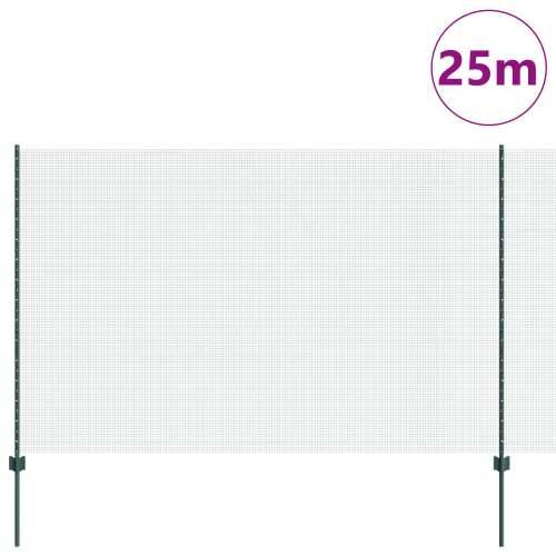 zavarena žičana ograda s 11 U postova zelena 1.6x25 m čelik Cijena